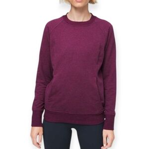 Lululemon Scuba Crewneck Sweatshirt Heathered Marvel Pink/Purple 6